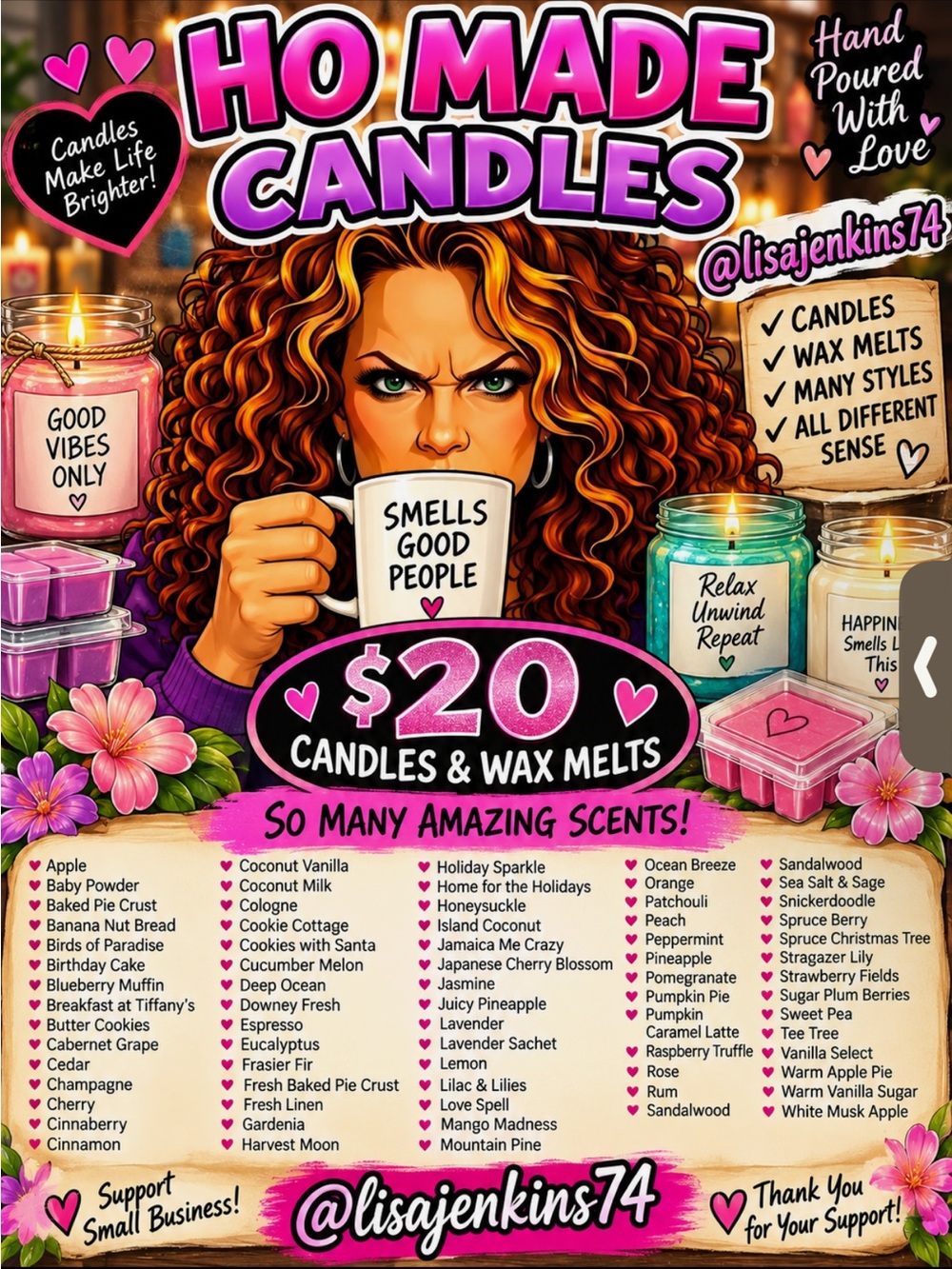 Pick your scent and your vessel